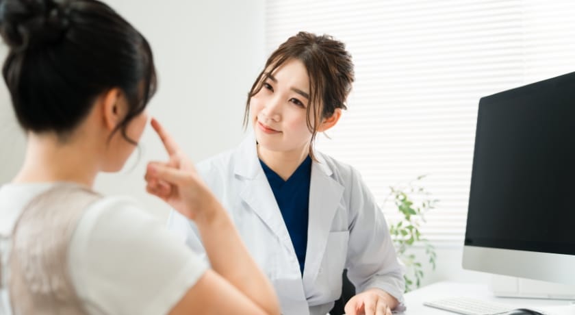 目の状態をチェック